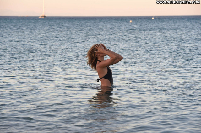 Kimberley Garner Paparazzi Babe Saint Tropez Swimsuit