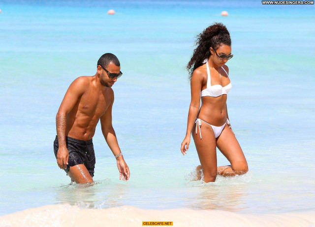 Leigh Anne Pinnock Bar Posing Hot Celebrity Babe Barbados