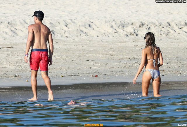 Jessica Alba The Beach Sexy Bikini Beach Beautiful Posing Hot