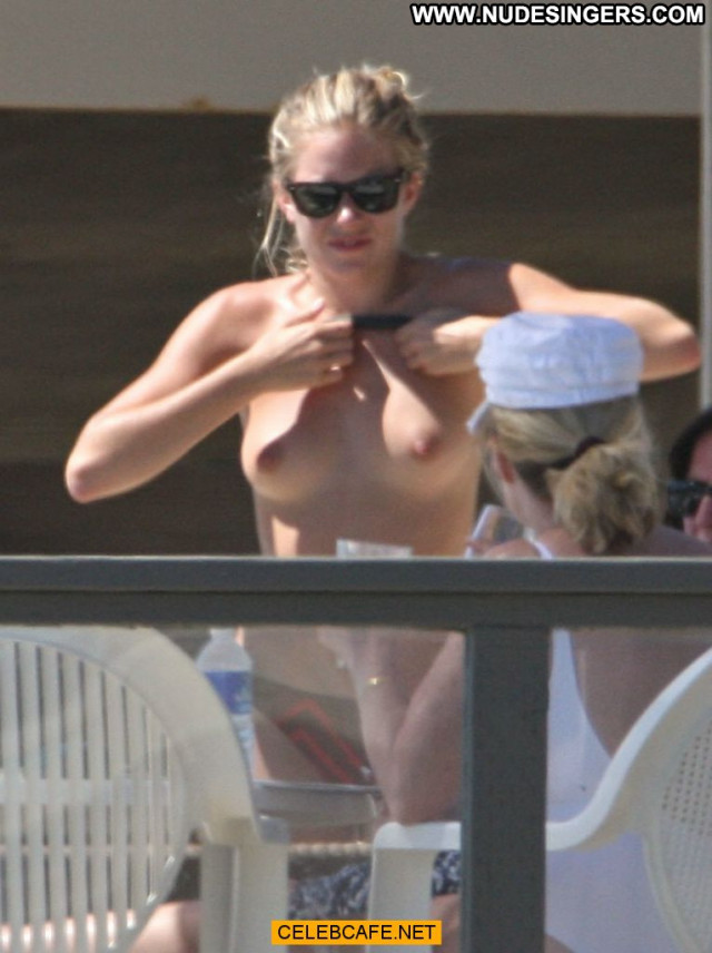 Sienna Miller No Source  Posing Hot Bikini Celebrity Beautiful