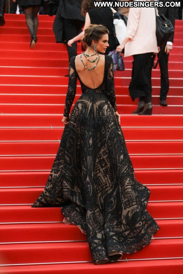 Alessandra Ambrosio Cannes Film Festival Beautiful Posing Hot